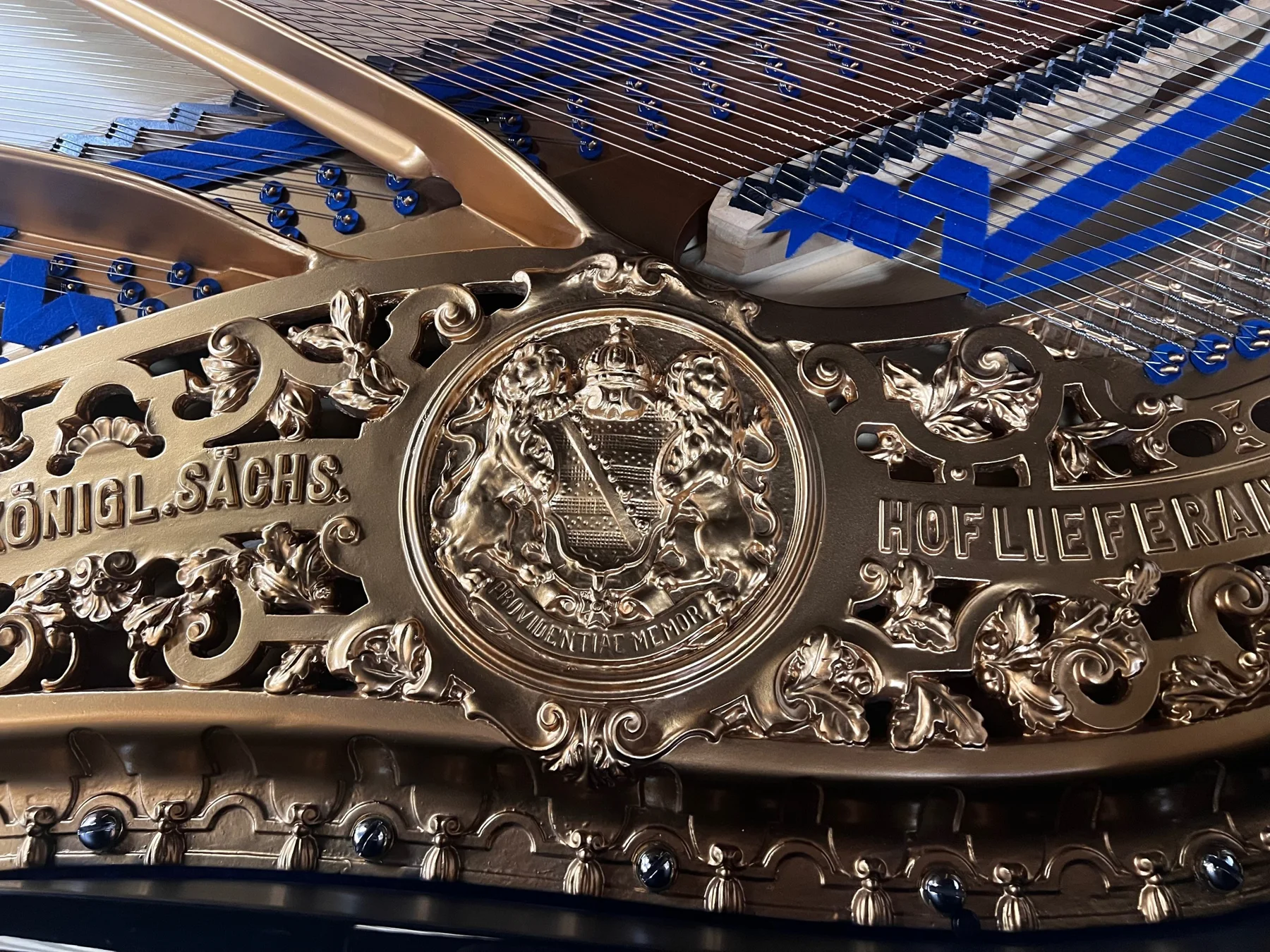 A guide to classic Blüthner pianos. - photograph from the Piano Restorations workshop