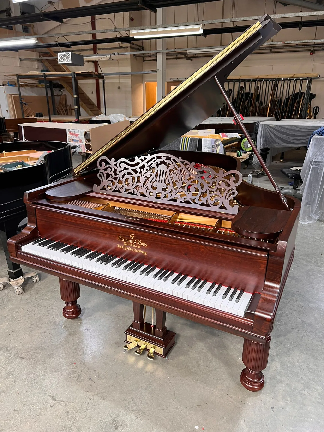 1897 Steinway & Sons Model B Rosewood Grand Piano