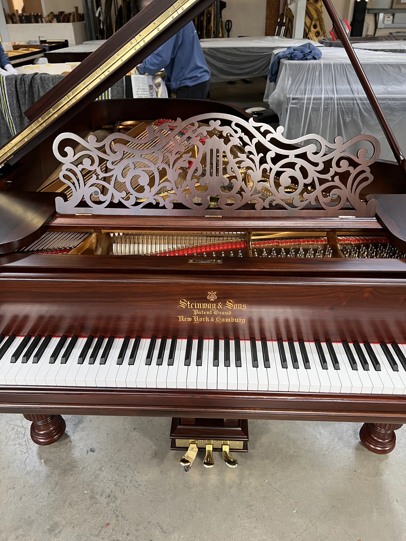 1897 Steinway & Sons Model B Rosewood Grand Piano · additional instrument photograph